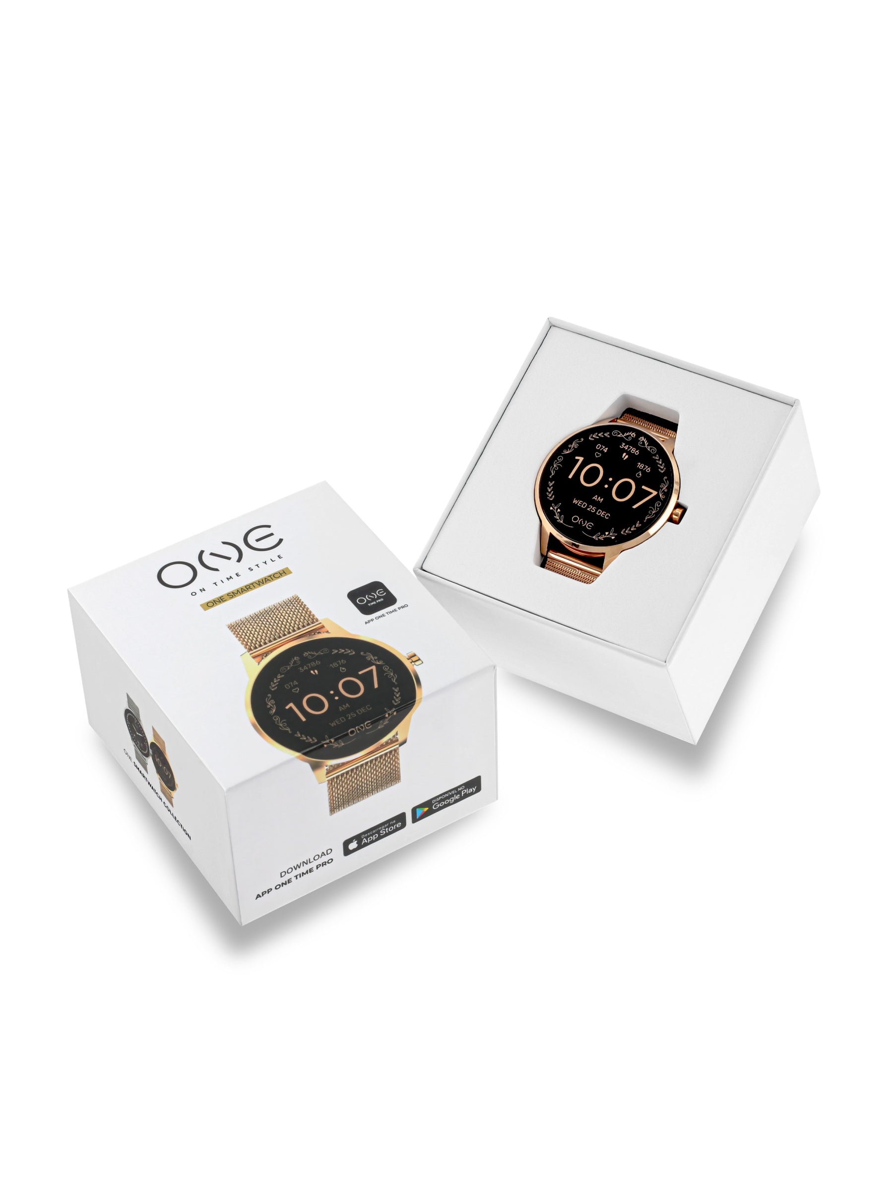 Smartwatch One QueenCall Rosegold Mesh