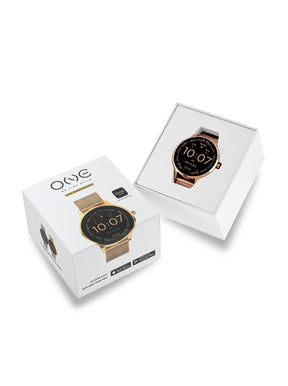 Smartwatch One QueenCall Rosegold Mesh