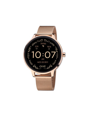 Smartwatch One QueenCall Rosegold Mesh