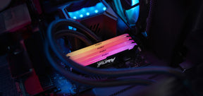 Kingston FURY Beast RGB Black 32 GB Kit, 2 x 16 GB, DDR4 3600 MT/s, CL18, XMP