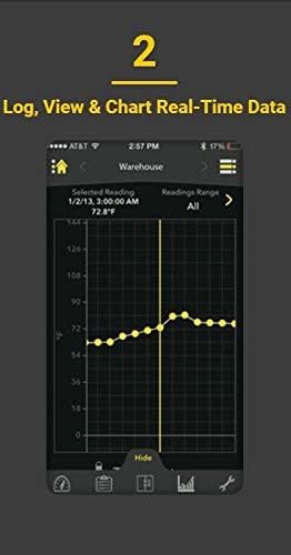 Monitor de temperatura y registrador de datos inalámbrico Kestrel DROP D1 