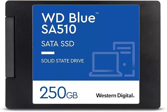 SSD WD Blue SA510 de 250 GB, 2,5" SATA III | 560 MB/s | WDS250G3B0A 