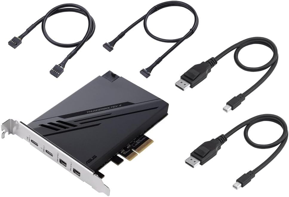 ASUS ThunderboltEX 4 – Thunderbolt 4 / USB4 PCIe 3.0 x4 Expansion Card