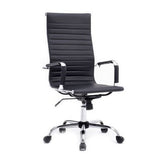 EQUIP EXECUTIVE OFFICE CHAIR RIBED UPHOLSTERY HIGH BACK