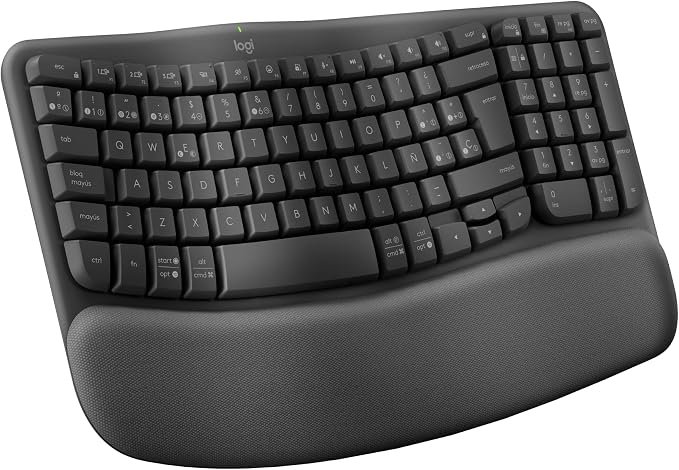Logitech Wave Keys and Lift Combo Graphite CH Wireless Keyboard and Mouse Set