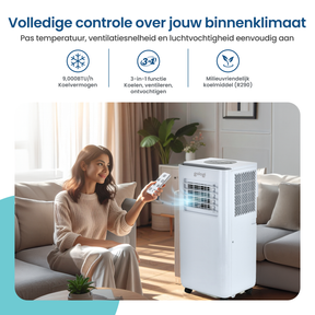 3-in-1 mobile air conditioner - 9,000 BTU/h