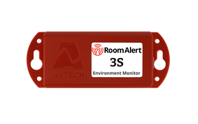 AVTECH Room Alert 3S RA3S-ES0-BAS Network Environmental Monitor with Ethernet/PoE