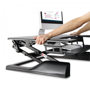 Sit-Stand Essential Desktop Workstation from V7