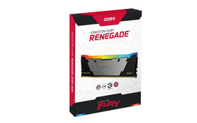 Kingston FURY Renegade RGB 32GB (2x16GB) DDR4 3600MT/s CL16 Memory Kit – KF436C16RB12AK2/32