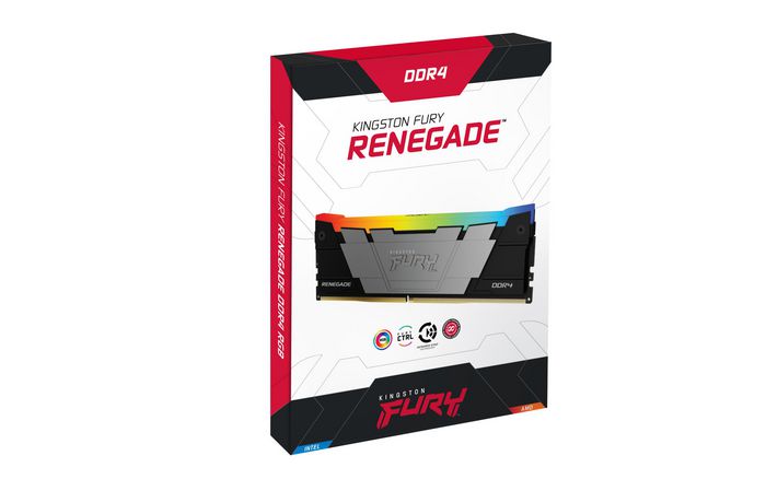 Kingston FURY Renegade RGB 32GB (2x16GB) DDR4 3600MT/s CL16 Memory Kit – KF436C16RB12AK2/32