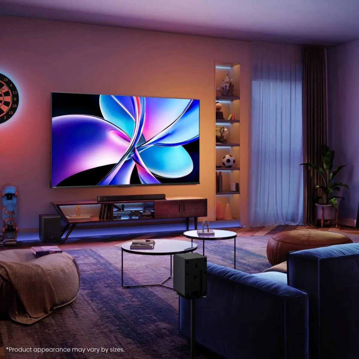 Hisense 43E7Q PRO, 43" 4K UHD Hi-QLED Smart TV with 144 Hz and Dolby Vision Atmos