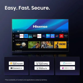 Hisense 43E7Q PRO, 43" 4K UHD Hi-QLED Smart TV with 144 Hz and Dolby Vision Atmos