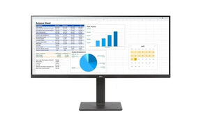 LG 34BR65F-B 34" Flat UltraWide IPS Monitor, WFHD, HDR10, 75Hz with Height Adjustment