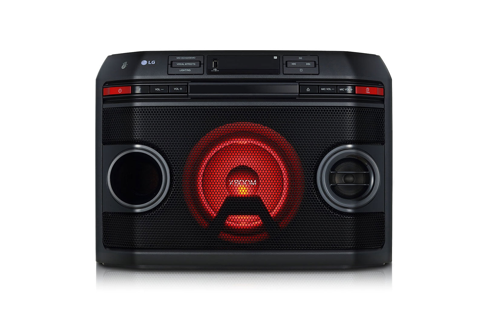 Coluna LG XBOOM OL45, 220W, DJ, Karaoke, Sound Sync, Bluetooth, USB, MIC, CD, FM