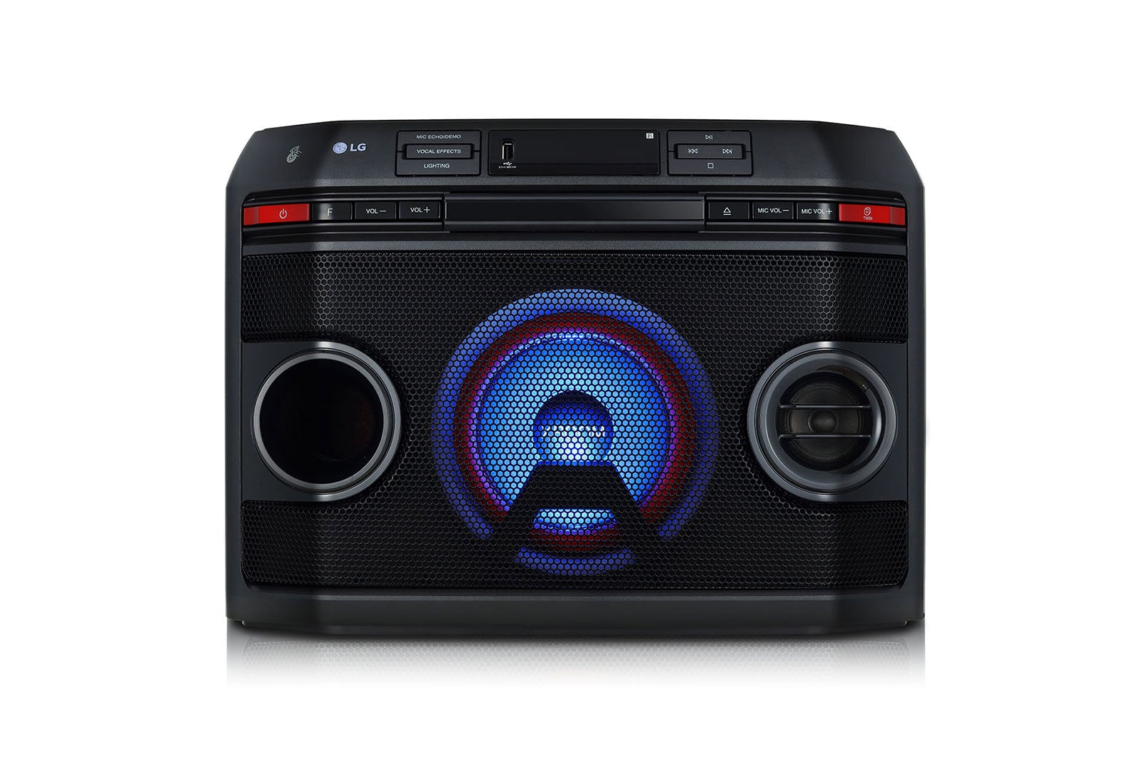 Coluna LG XBOOM OL45, 220W, DJ, Karaoke, Sound Sync, Bluetooth, USB, MIC, CD, FM