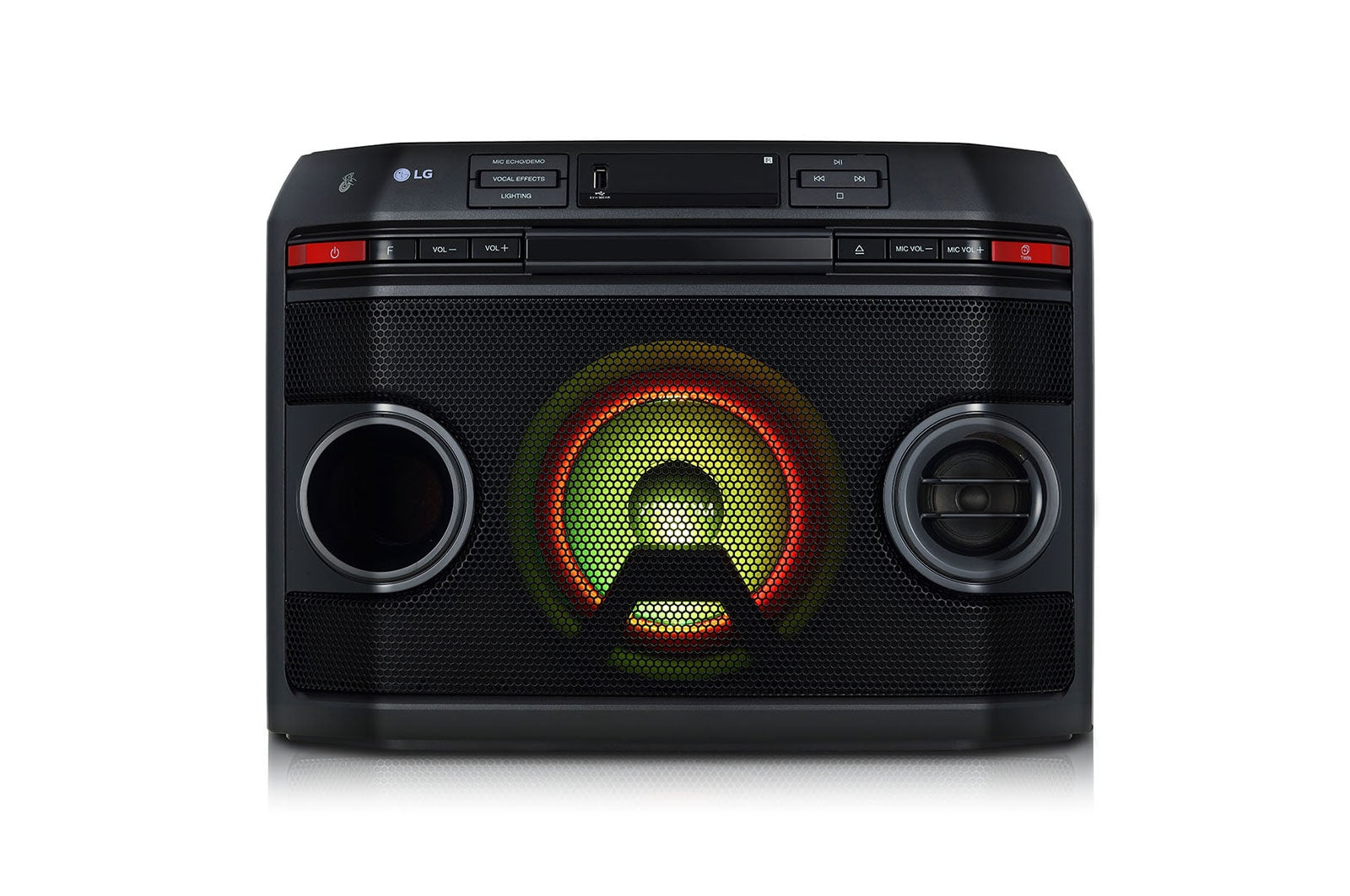 LG HIFI SISTEMA CD USB AUTO DJ BLUETOOTH MP3 KARAOKE 220W OM4560