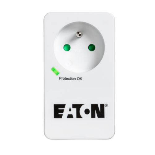 Eaton Protection Box 1 FR PB1F – 1-Outlet Surge Protector, 250 V FR Socket