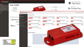 AVTECH Room Alert 3S RA3S-ES0-BAS Network Environmental Monitor with Ethernet/PoE