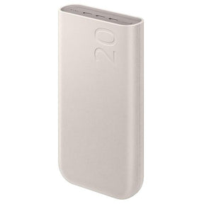 Samsung Power Bank 20.000 mAh 45 W Super Fast Charging 2.0, 3x USB-C, Bege