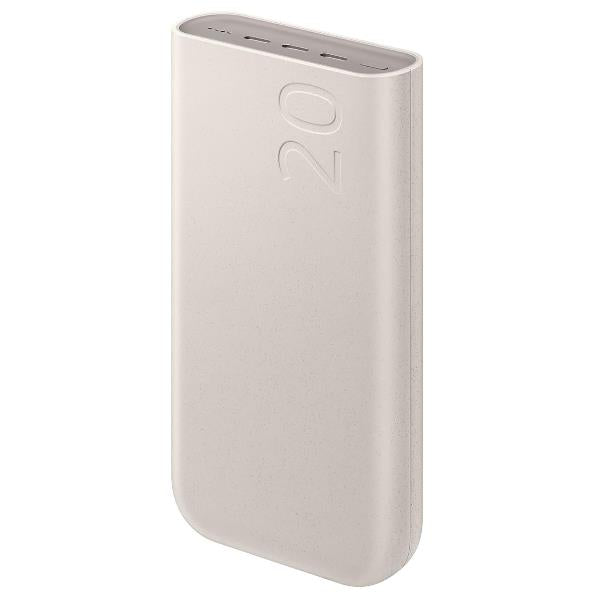 Samsung Power Bank 20.000 mAh 45 W Super Fast Charging 2.0, 3x USB-C, Bege