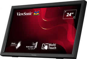 VIEWSONIC MONITOR 24 (23.6) TOUCHSCREEN FHD VGA DVI HDMI USB COLUNAS TD2423