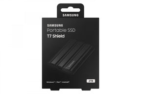 Disco Rígido Samsung T7 Shield SSD Externo 2TB USB-C Preto