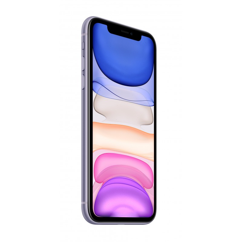 Apple iPhone 11 - 4G smartphone - Dual SIM / Internal Memory 128 GB - LCD monitor - 6.1" - 1792 x 828 pixels - 2x rear cameras 12 MP, 12 MP - front camera 12 MP - purple