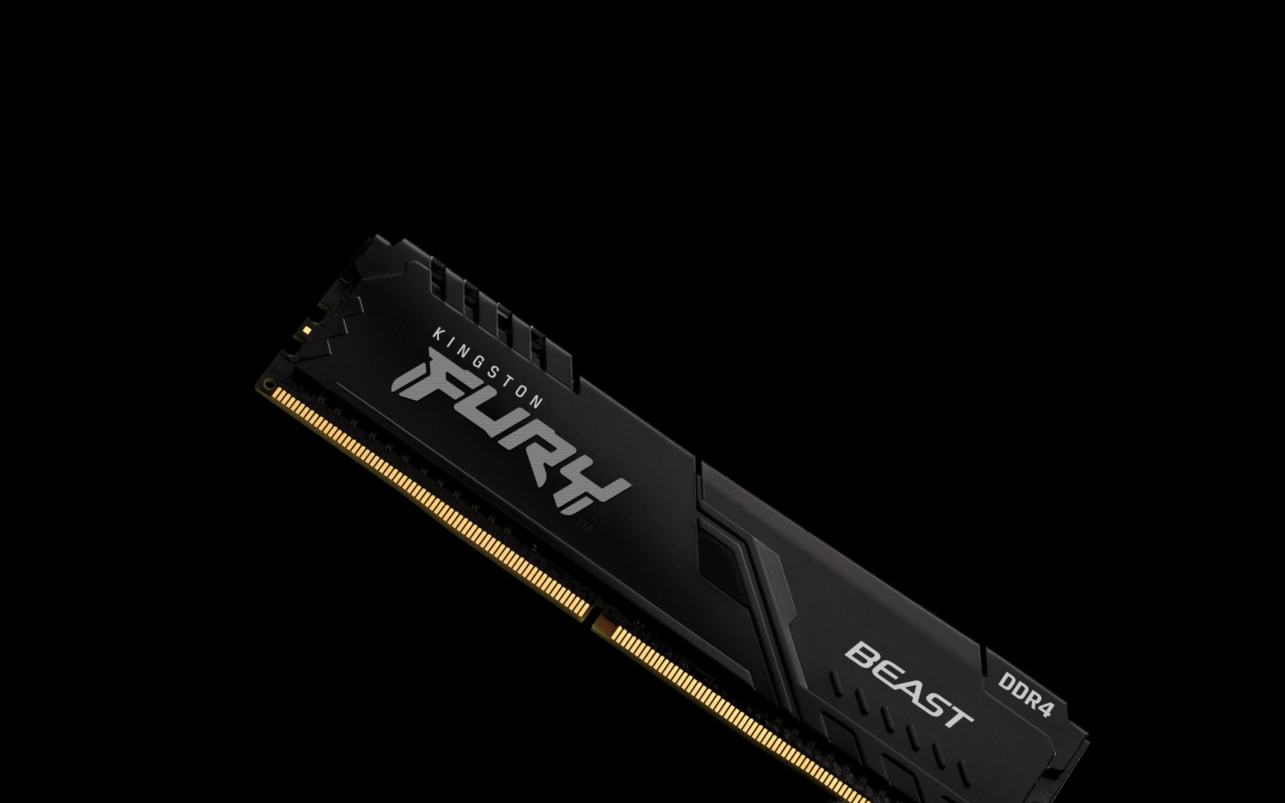 Kingston FURY Beast - DDR4 - Módulo - 32 GB - DIMM de 288 pines - 3200 MHz / PC4-25600 - CL16 - 1,35 V - Sin búfer - Sin ECC - Negro 