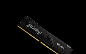 Kingston FURY Beast - DDR4 - Módulo - 32 GB - DIMM de 288 pines - 3200 MHz / PC4-25600 - CL16 - 1,35 V - Sin búfer - Sin ECC - Negro 