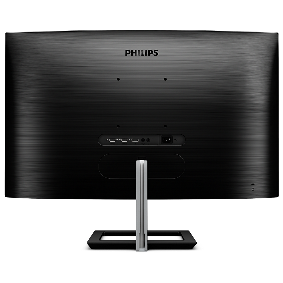 Monitor curvo Philips 328E1CA de 32" 4K UHD, VA, WLED, 3840 x 2160, 1070 millones de colores, 250 cd/m², 4 ms, 60 Hz, altavoces integrados, HDMI, DisplayPort, negro texturizado