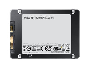 Samsung PM893 SSD 480 GB 2.5" SATA 6 Gb/s Enterprise, MZ7L3480HCHQ-00A07