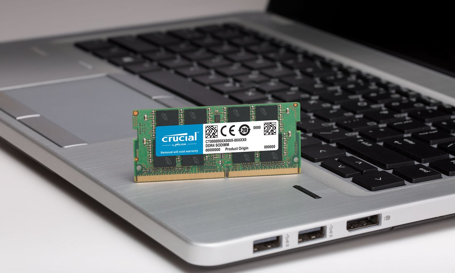Crucial – 8GB DDR4-3200 SO-DIMM (260-pin) – PC4-25600 – CL22 – 1.2V – Non-ECC – Unbuffered