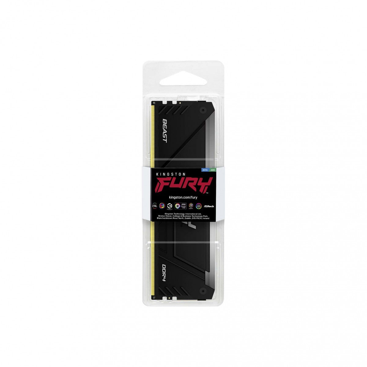 Kingston FURY Beast RGB DDR4 16GB 3200MT/s CL16 288-pin DIMM XMP Black