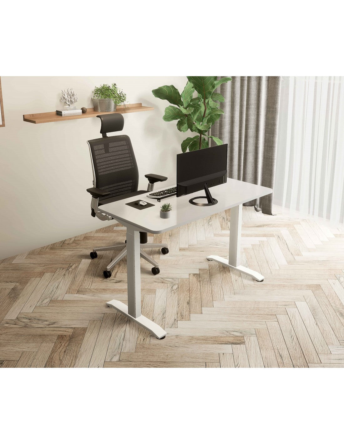 UF ERGONOMIC ELECTRIC DESKTOP WITH ADJUSTABLE HEIGHT 75/120