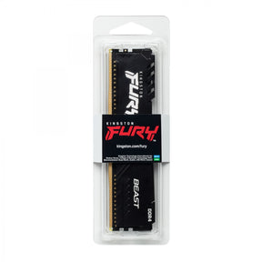 Kingston FURY Beast - DDR4 - Módulo - 32 GB - DIMM de 288 pines - 3200 MHz / PC4-25600 - CL16 - 1,35 V - Sin búfer - Sin ECC - Negro 