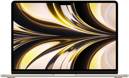 Apple MacBook Air 13P, chip Apple M2 con CPU de 8 núcleos y GPU de 8 núcleos, 16 GB, 1 TB - Starlight