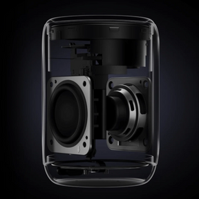 Altavoz Bluetooth Xiaomi mini portátil inalámbrico con iluminación RGB de 6W, color negro. 