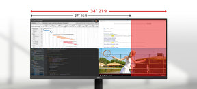 LG 34U511A-B - Monitor UltraWide IPS WFHD de 34", 100 Hz, VESA DisplayHDR 400