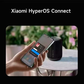 Altavoz Bluetooth Xiaomi mini portátil inalámbrico con iluminación RGB de 6W, color negro. 