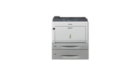 Epson AcuLaser C9300DTN - Printer - color - Duplex - laser - A3/Ledger - 1200 dpi - up to 30 ppm (mono)/ up to 30 ppm (color) - capacity: 955 sheets - USB, Gigabit LAN