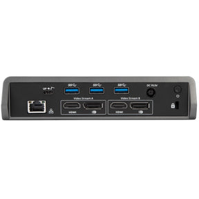 Targus Universal DV4K Dock with Power - Estação de engate - USB-C - 2 x HDMI, 2 x DP - GigE - Europa