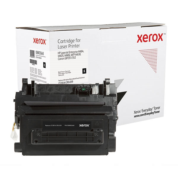 TONER XEROX NEGRO EQUIVALENTE A HP 81A