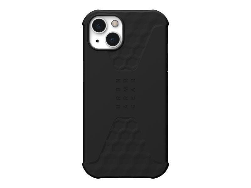 UAG Rugged Case for iPhone 13 5G [6.1-inch] - Standard Issue Black - Tampa posterior para telemóvel - silicone líquido - preto - para Apple iPhone 13