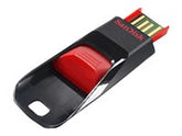 SanDisk Cruzer Edge - USB Flash Drive - 16 GB - USB 2.0 - Black, Red