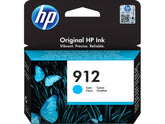 HP 912 - 2.93 ml - cyan blue - original - ink cartridge - for Officejet 80XX, Officejet Pro 80XX