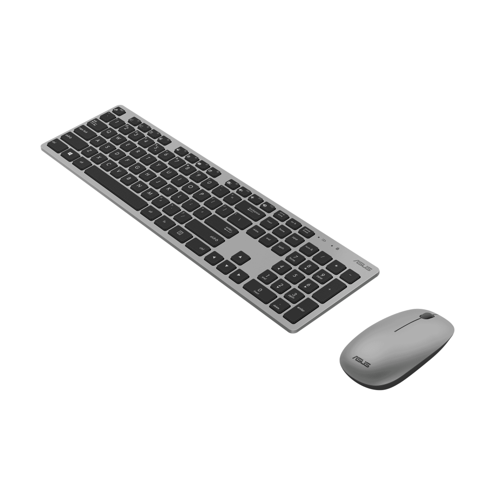 Asus Wireless W5000 Gray USB Keyboard+Mouse -W5000 (90XB0430-BKM1Y0)