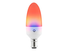 LIFX - Lâmpada LED - forma: vela - B15 - 50 W - luz multicolor/branca - branco