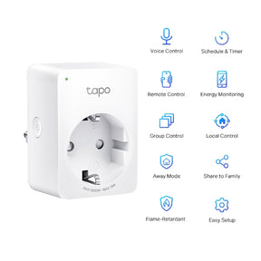 TP-LINK TAPO P110 MINI INTELLIGENT WIFI OUTLET W/MONIT.CONS.ENERG.