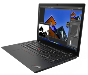 Lenovo ThinkPad L13 Gen 3 21B3 - Intel Core i5 1235U / 1.3 GHz - Win 10 Pro 64-bit (inclui Licença Windows 11 Pro) - Iris Xe Graphics - 16 GB RAM - 512 GB SSD TCG Opal Encryption 2, NVMe - 13.3" IPS 1920 x 1200 - Wi-Fi 6 - preto trovão - kbd: Portugu