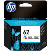 HP 62 - 4.5 ml - color (cyan, magenta, yellow) - original - ink cartridge - for ENVY 55XX, 56XX, 76XX, Officejet 250, 252, 57XX, 8040